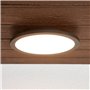LED Plafonnier extérieur Malena (Moderne) en Gris Aluminium (1 lampe,à), Luminaire d’extérieur pour le jardin, la terrasse, balc
