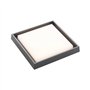 LED Plafonnier extérieur Birta (Moderne) en Gris Aluminium