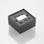 LED Plafonnier extérieur Mathea (Moderne) en Noir Aluminium (1 lampe,à), Luminaire d’extérieur pour le jardin, la terrasse, balc