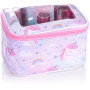 BRUBAKER Cosmetics - Coffret de bain & douche - Fleur de cerisier - 7 Pièces - Trousse à maquillage Licorne incl. - Idée cadeau 