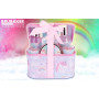 BRUBAKER Cosmetics - Coffret de bain & douche - Fleur de cerisier - 7 Pièces - Trousse à maquillage Licorne incl. - Idée cadeau 
