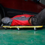 CCLIFE 2 en 1 Chariot de Visite Pliable Tabouret d'atelier pour Voiture avec 6 Roues 360° Max.150kg