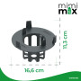 Wundermix - Mimimix® • Chauffe-biberon pour Thermomix (TM6, TM5) • Réchauffer en Douceur la Bouillie de bébé et Le Lait Infantil