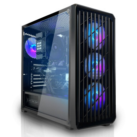 SYSTEMTREFF PC Gamer Basique AMD Ryzen 3 4300G 4x4GHz | AMD RX Vega 6 | 512Go M.2 NVMe | 16Go DDR4 RAM | Windows 11 | Ordinateur