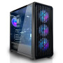 SYSTEMTREFF PC Gamer Basique AMD Ryzen 3 4300G 4x4GHz | AMD RX Vega 6 | 512Go M.2 NVMe | 16Go DDR4 RAM | Windows 11 | Ordinateur