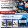 SYSTEMTREFF PC Gamer Basique AMD Ryzen 3 4300G 4x4GHz | AMD RX Vega 6 | 512Go M.2 NVMe | 16Go DDR4 RAM | Windows 11 | Ordinateur