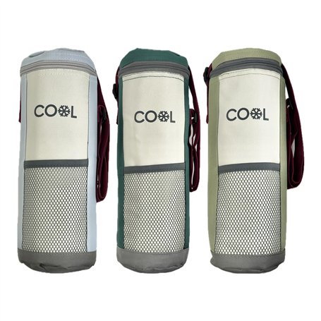 Lot de 3 sacs isothermes pour bouteilles (vert clair
