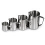 YOUZiNGS Pot à lait en acier inoxydable - 900 ml - Mousseur à lait Barista - Pot à lait - Couleur : argent brillant