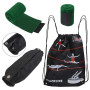 ALPIDEX Slackline Set 15 m + Protections pour Arbre et Protection cliquet, Convient aux Enfants, débutants et avancés