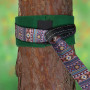 ALPIDEX Slackline Set 15 m + Protections pour Arbre et Protection cliquet, Convient aux Enfants, débutants et avancés