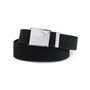 PUMA Workwear Ceinture Homme Noire – Ajustable en Continu - Sans Trou - Avec Boucle à Clip - Robuste & Résistante - Longueur : 1