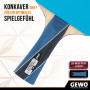GEWO PS Blast Carbon Raquette de tennis de table professionnelle approuvée ITTF, raquette en carbone avec revêtement rapide GEWO