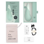 Womanizer Vibe Vibromasseur lay-on pour stimulation clitoridienne | Sextoy vibrant 10 niveaux d’intensité | Vibro clitoris silen