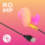 ROMP Kiss Sex Toy aspirant femme | Suceur de Clitoris Technologie Pleasure Air | 3 Niveaux d'intensité | Stimulateur clitoridien