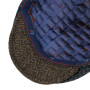 Alfonso D´Este Casquette BondenoD’Este Homme - Made in Italy Gavroche avec visière, Doublure Automne-Hiver - L (58-59 cm) Bleu