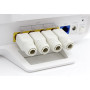 odedo 10x Connecteur réseau RJ45 CAT6A CAT7 - Montage sans outil - Ethernet 10 Gbps PoE - Fiche à sertir compatible avec CAT6 - 
