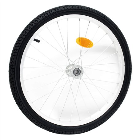 WilTec Roue de Secours pour remorque vélo Chien