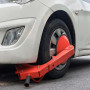 WilTec Sabot de Roue antidémarrage pour Jantes – pour Roues 10-18 Pouces – avec 2 clés – en Acier et Aluminium – Bloque Roue Ant