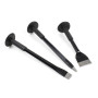 XPOtool Jeu de burins 3 pcs. Burin plat Burin pointu et Burin coupe-rivets Anti-dérapant Pare-main