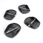 XPOtool Lot de 4 Plaques d’Appui – 180 x 145 x 50 mm – capacité Max. 4 t – avec >Broche en métal – Patin Coupelle de Support Car