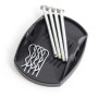 XPOtool Lot de 4 Plaques d’Appui – 180 x 145 x 50 mm – capacité Max. 4 t – avec >Broche en métal – Patin Coupelle de Support Car