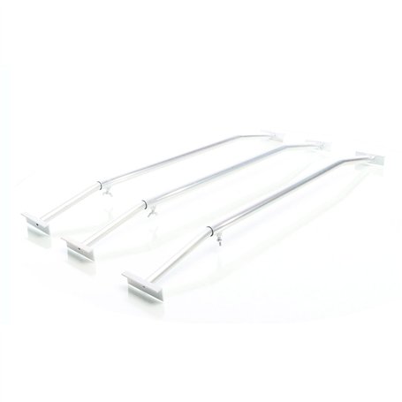 XPOtool Wiltec Kit 3X Arceau réglable de 100 à 145 mm en Aluminium pour bâches de remorque Support de Housse Accessoire Sécurité