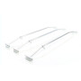 XPOtool Wiltec Kit 3X Arceau réglable de 100 à 145 mm en Aluminium pour bâches de remorque Support de Housse Accessoire Sécurité