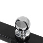 WilTec Triangle d’attelage 610 mm Barre Remorquage Agricole Rail Triangulaire Cat. 1 Anti-Rotation