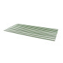 Toboli Lot de 10x Tuteurs Plantes – Ø 11 x 1200 mm – en Vert – en Métal – Support de Légumes Fleurs grimpantes – Piquets Attache