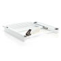 WilTec Cadre de Superposition pour Machine à Laver – 605 x 545 x 75 mm – Charge Max. 150 kg – avec Tablette coulissante Angulair