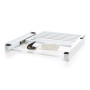 WilTec Cadre de Superposition pour Machine à Laver – 605 x 545 x 75 mm – Charge Max. 150 kg – avec Tablette coulissante Angulair