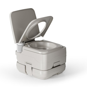 Wiltec Toilette Portable pour Camping – 410 x 365 x 300 mm – en HDPE et PP – Capacité de Charge 200 kg – Réservoirs 10 litres –