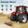 Wiltec Scarificateur Autoporté Noir – 1520 x 480 x 810 mm – 32 Dents – Démousseur pour Tracteur Tondeuse Quad – Peigne déchaumeu