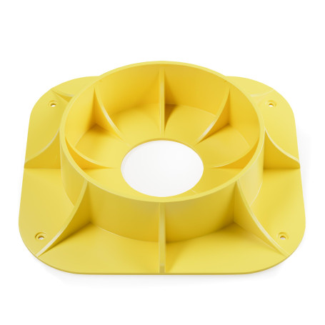 WilTec Cale de Roue Ronde pour Roue Jockey 236 x 236 x 51 mm