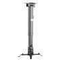 WilTec Support Universel pour vidéo-projecteur 20kg Fixation au Plafond, au Mur 43-65cm Bras pivotant Fixation Écran videoprojec