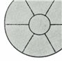 vhbw Filtre combiné remplacement pour Moulinex AD 6, AD6 pour Friteuse - Anti-graisses et odeurs, 165 mm