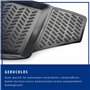 Lot de tapis en caoutchouc design 3D, pour Renault Captur, à partir de 2020, bord extra haut de 5 cm