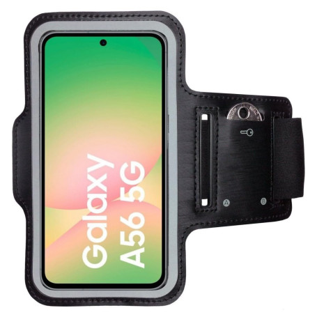 CoverKingz Brassard de sport pour Samsung Galaxy A56 – Brassard avec compartiment pour clés – Brassard de sport pour téléphone p