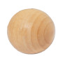 noTrash2003 Lot de 6 boules de pétanque en bois massif avec cône de pétanque pour jeu de plein air pour le jardin ou la plage