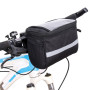 noTrash2003 Sacoche de guidon de vélo avec poche pour smartphone avec écran tactile, bandes réfléchissantes, fermeture éclair, c