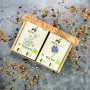 Lot de 10 variétés de graines de fleurs comestibles bio - Graines résistantes aux graines, fleurs comestibles, ensemble de tourn