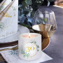 Serviettenshop Bougie 30 ans comme décoration de table ou cadeau pour anniversaire et mariage doré Bougie avec motif et parfum e