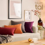 Blumtal Housse de Coussin 40x60 cm canape - Lot de 2 - Housse Coussin 40x60 cm en Chenille Douce avec Fermeture éclaire cachée -