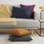 Blumtal Housse de Coussin 40x60 cm canape - Lot de 2 - Housse Coussin 40x60 cm en Chenille Douce avec Fermeture éclaire cachée -