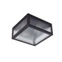 Lindby Plafonnier Bolgar (protégé contre les projections d'eau (moderne) en noir en métal (1 ampoule