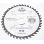 Lame de scie circulaire de qualité supérieure - 185 x 20 mm - Pour bois - Avec 40 dents TCT inclinées et découpes laser pour réd