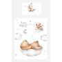 Theonoi Parure de lit complète pour enfant - Housse de couette 100 x 135 cm et taie d'oreiller 40 x 60 cm - En coton - Certifié 