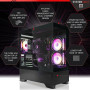 SYSTEMTREFF PC Gamer AMD Ryzen 9 5900X 12x4.8GHz | AMD Radeon RX 7600XT 16GB | 1To M.2 NVMe | 32Go DDR4 RAM | Windows 11 | Ordin