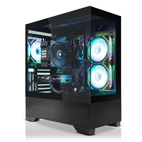 SYSTEMTREFF PC Gamer High-End AMD Ryzen 7 8700F 8x5GHz | AMD Radeon RX 7800 XT 16GB | 1To M.2 NVMe | 32Go DDR5 RAM | Windows 11