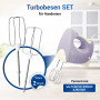 VIOKS Lot de 2 fouets électriques de rechange pour Prep'Line 8141 et 8142 SS-989633 XJ-901301 Tefal batteur à main - Mini fouet 